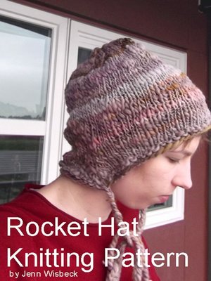 cover image of Rocket Hat Knitting Pattern